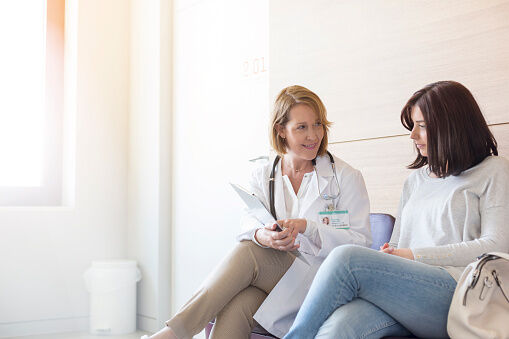 Doctor and patient