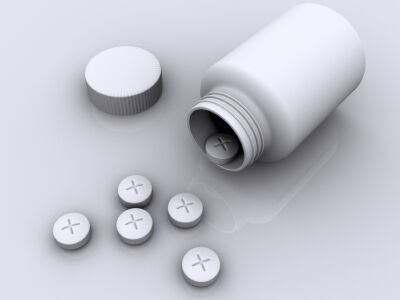 Bottle of prescription medication