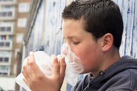 Boy Huffing