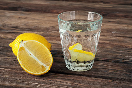 Water and lemon