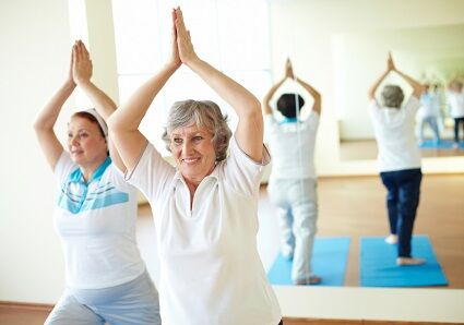 senior yoga