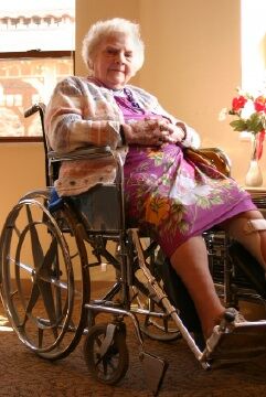 Lady in Wheelchair