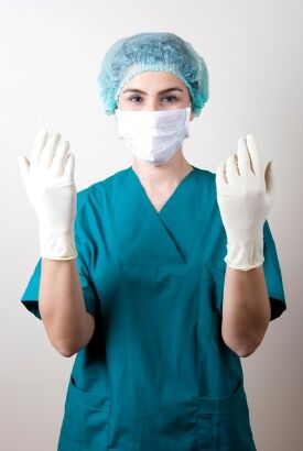 Woman in protective clothing source:istock permission:licensed