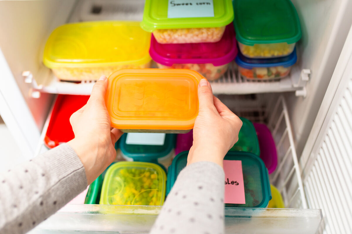 storing leftovers in a refrigerator