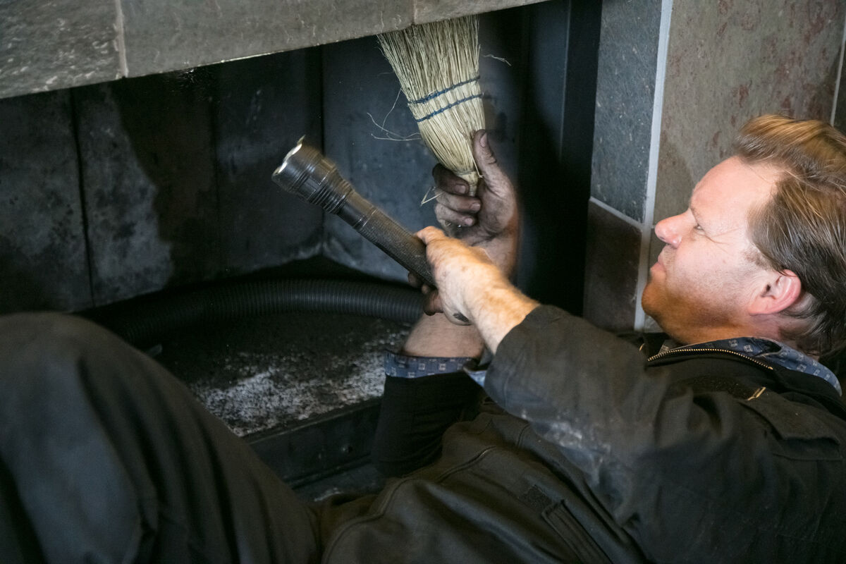 clean and inspect the chimney