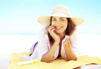 Happy Beachgoer